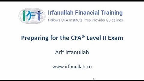 2015 Level II CFA: Preparing for the Exam