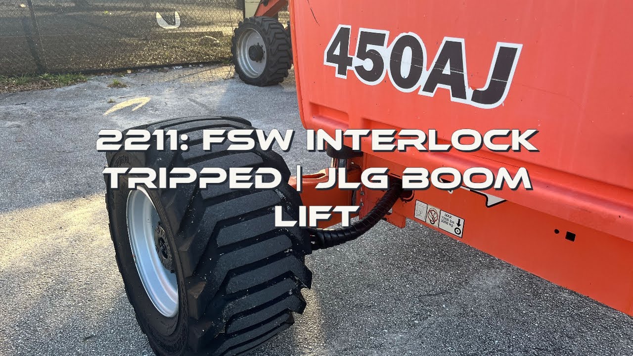 2211 FSW Interlock Tripped JLG Boom Lift YouTube