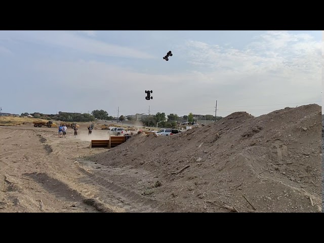 801 Bash Crew Send-It Sunday Slow-Mo Group Jump (Arrma Kratons) class=