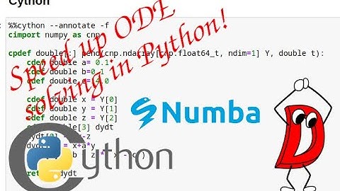 Speeding up ODE and Stochastic models in Python! (com legendas em Português)