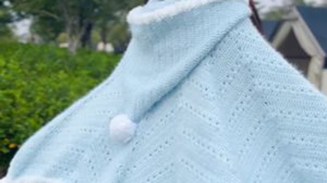 七星斗蓬开衫钩织教程 新手小白可入，这是适合成人的，儿童后面接着出