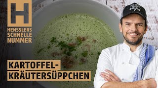 Schnelles Kartoffel-Kräutersüppchen Rezept von Steffen Henssler