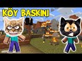 SELAMİ ABİMLE KÖY BASKINI YAPTIK 😈 - Minecraft