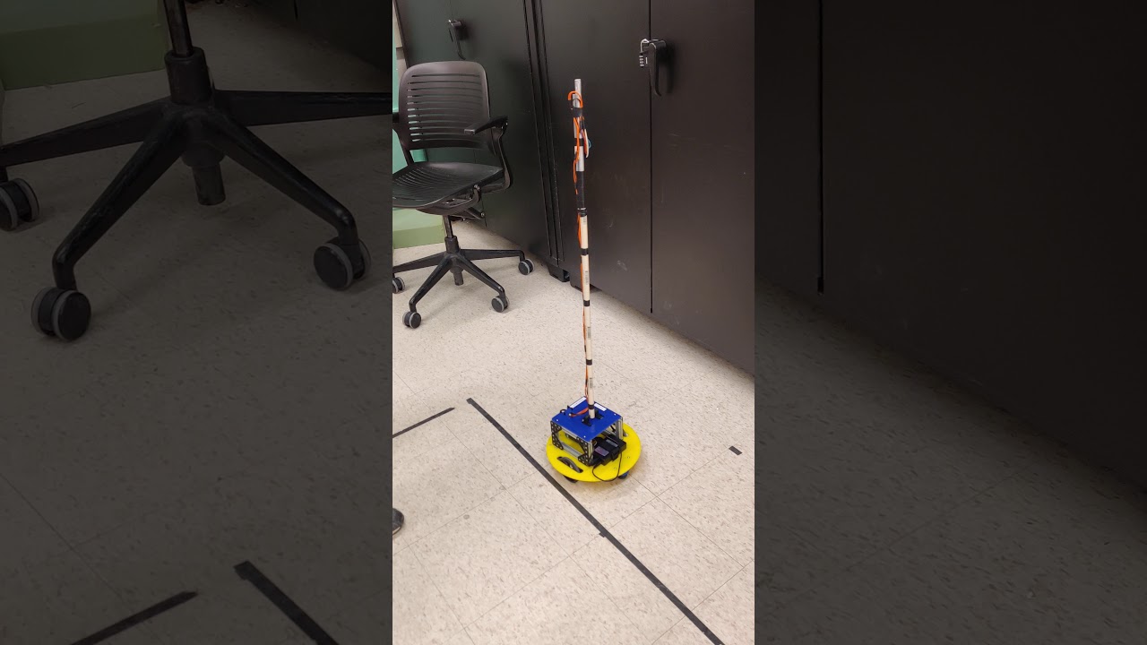 Balancing 1D Inverted Pendulum for ~30s