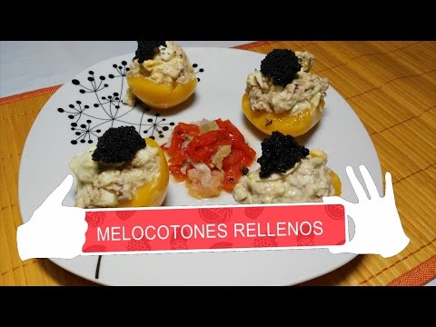 MELOCOTONES RELLENOS - YouTube