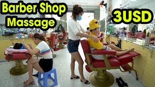 Barber Shop Girl Massage Vietnam ASMR Hair Wash in Ho Chi Minh city 2021