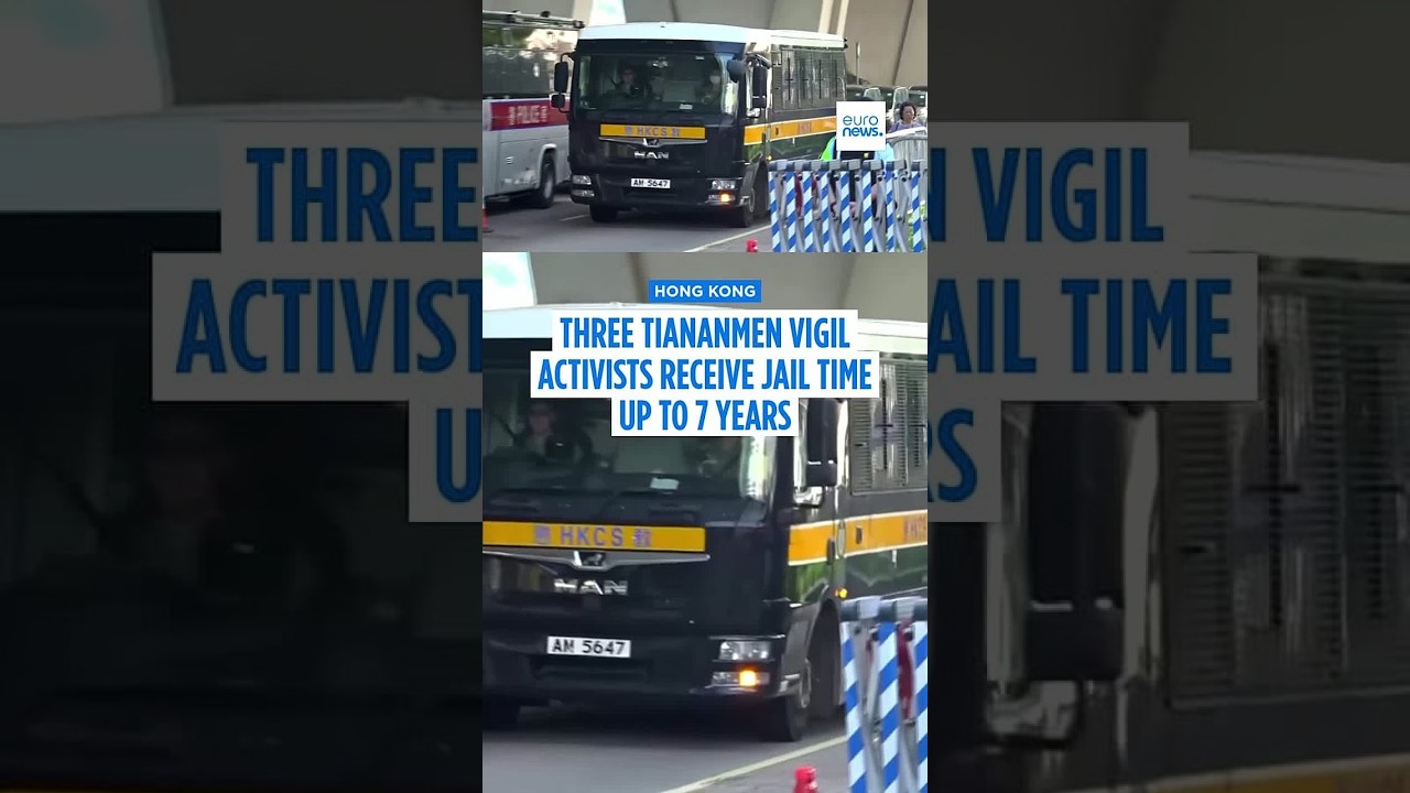 Hong Kong Tiananmen vigil activists sentenced to five to seven years in prison