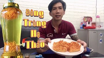 Cách Ngâm Rượu Đông Trùng Hạ Thảo Tại Nhà / Kim Cương Vàng Cho Sức Khoẻ Vàng || Long Tây Ninh TV