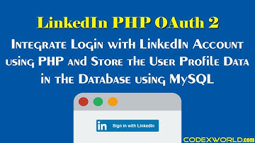 Login with LinkedIn API using PHP