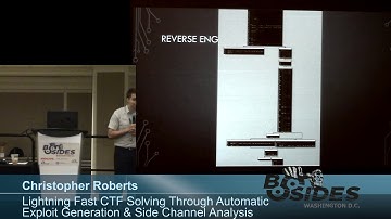 BSides DC 2018 - Lightning fast CTF solving - Automatic Exploit Generation & Side Channel Analysis