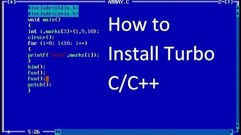 How to Install Turbo C/C++ in Windows 7/8/10/11 In just 2 minutes...