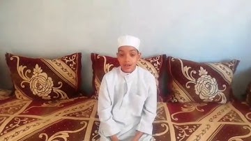 المشارك أنس السكريني من مكناس في مسابقة تجويد القرآن الكريم