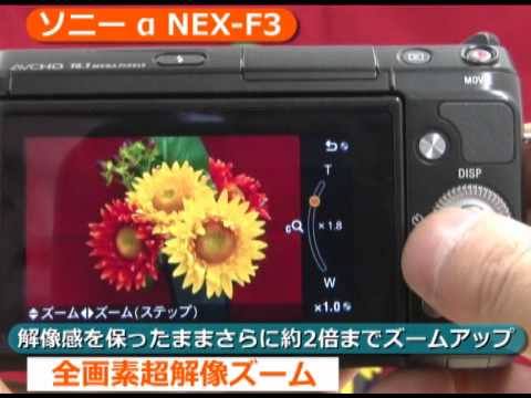 ソニー α NEX-F3K ズームレンズキット ピンク | デジタル一眼レフ