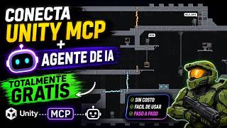 Unity MCP + Agente IA totalmente GRATIS  Crea tu Juego en 2D con IA #unity #retrogaming 