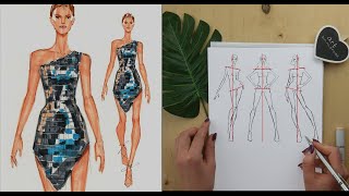 Fashion sketching: Enlish course