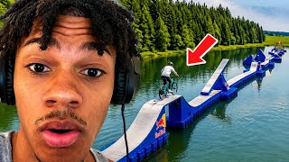 Can Pro Bikers Beat this IMPOSSIBLE Obstacle Course | G Rich Reaction
