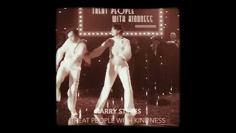 Harry Styles dancing on his new mv Treat People With Kindness