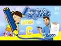 Desenhando com os Anjinhos - Letra C
