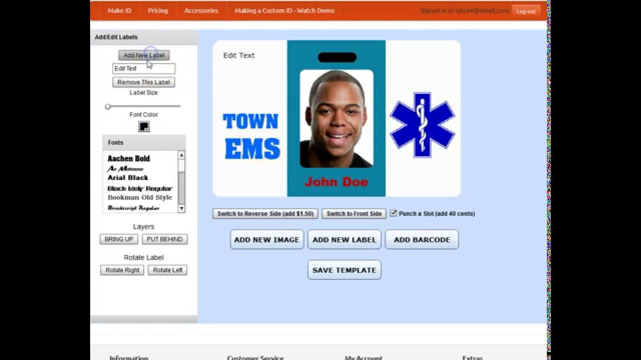 custom id badges edit add or remove text youtube