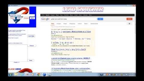 Lead Snatcher Email Extractor Lite 1.4 (how to)