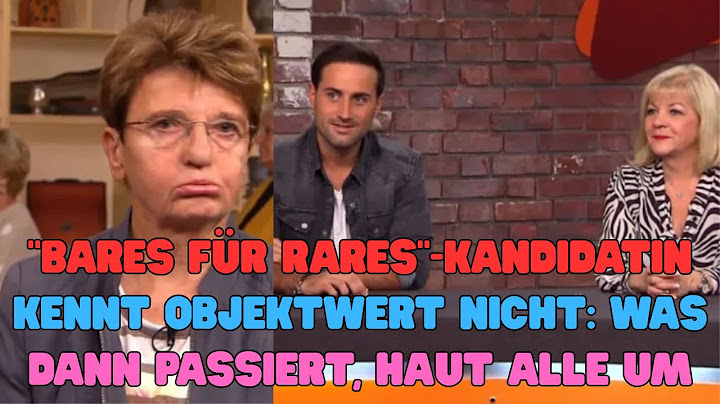 Bares für Rares Kandidatin kennt Objektwert nicht Was dann passiert, haut alle um