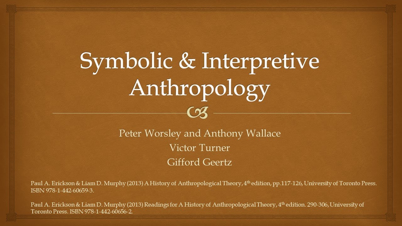 Symbolic and Interpretive Anthropology - YouTube