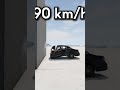 Damage at different speeds in BeamNG.drive #beamng #beamngphysics #carcrashes