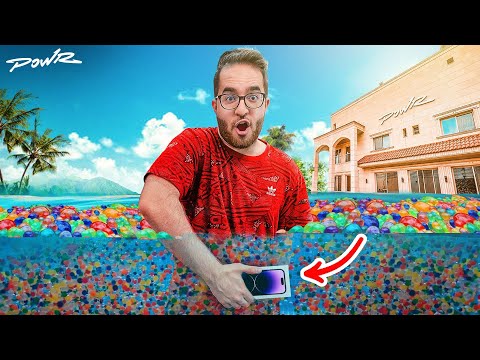 زبنت 3,000$ داخل مسبح فيه مليون حبة اوربيز 😳🔥 (صارت هوشه 😭)