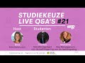 Studiekeuze live Q&A's #21 | 'Hbo Management van de Leefomgeving'