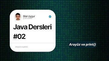 Java Dersleri #2 | Arayüz Ve print() Komutu