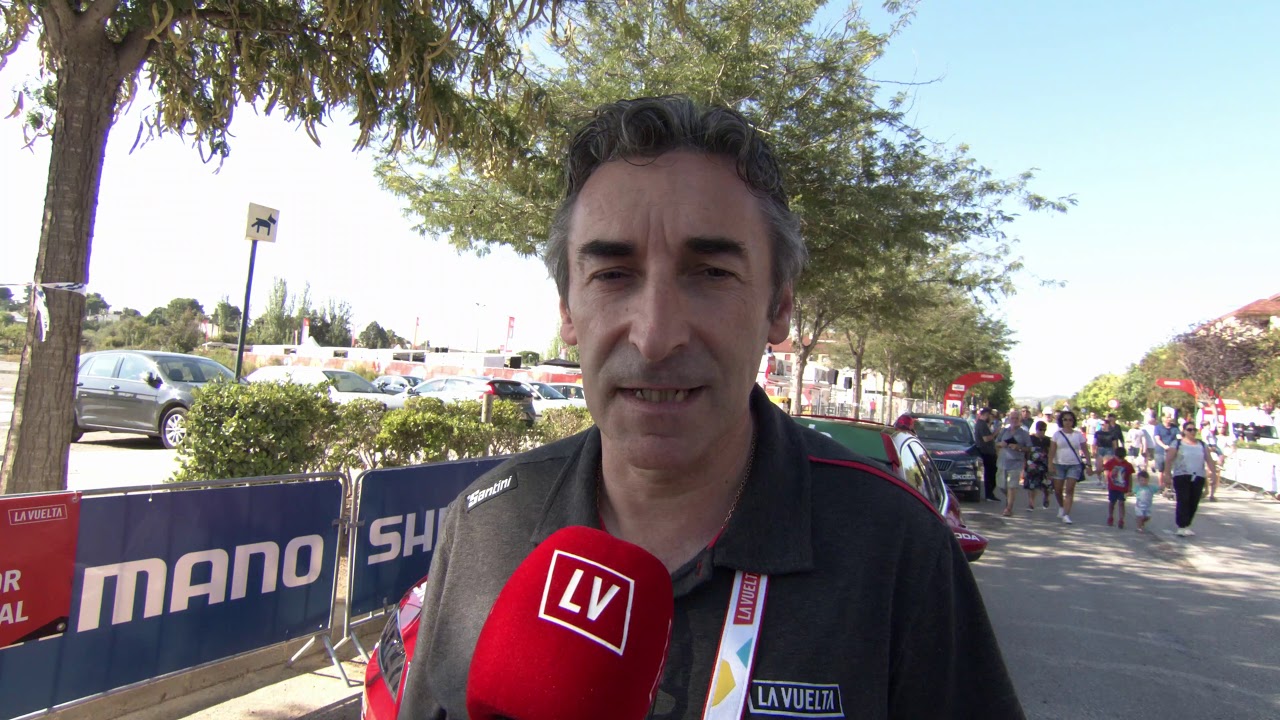 Fernando Escartín - entrevista en la salida - 5a etapa - Vuelta a España 2019