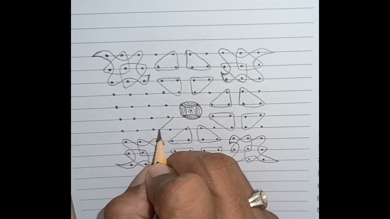 #easy kambikolam#with birds#10-10dots# 