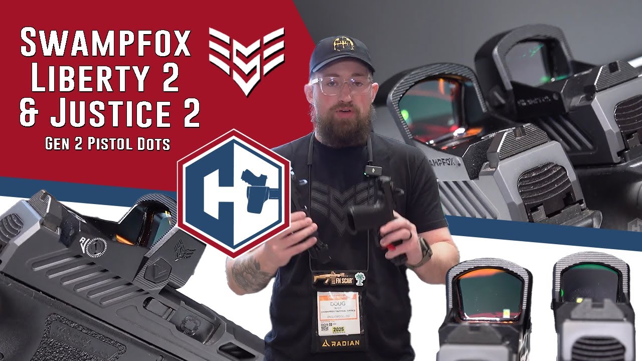 🔴 Swampfox Liberty 2 & Justice 2 – Gen 2 Pistol Dots Unveiled at SHOT Show 2025! 🔴