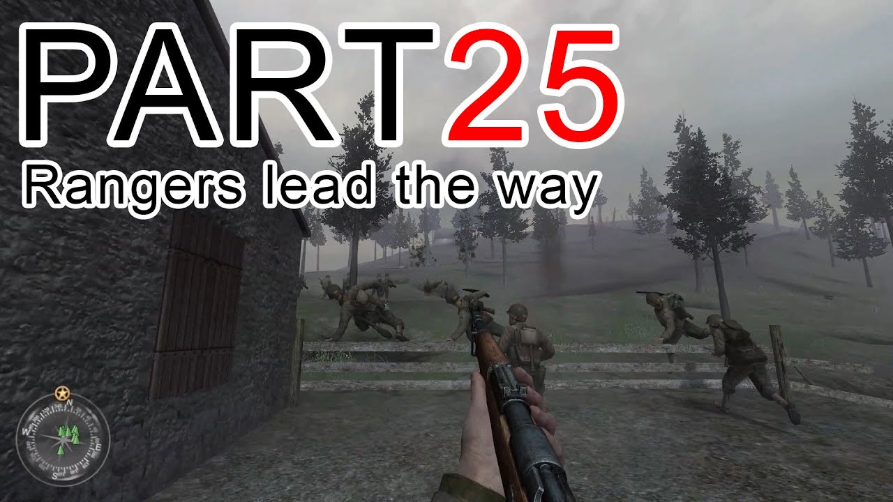 Rangers lead the way | Call of Duty 2 | Gameplay Part 25 - YouTube