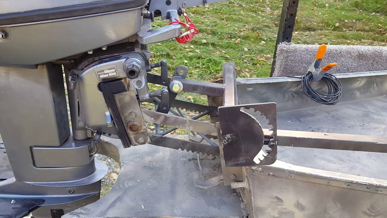 Locking jackass outboard lift YouTube