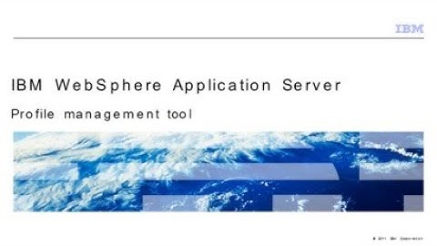 IBM WebSphere Application Server Manage Profiles | WebSphere Admin