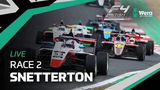 📺 LIVE | Round 3 | Race 2 | Snetterton | Wera Tools British F4