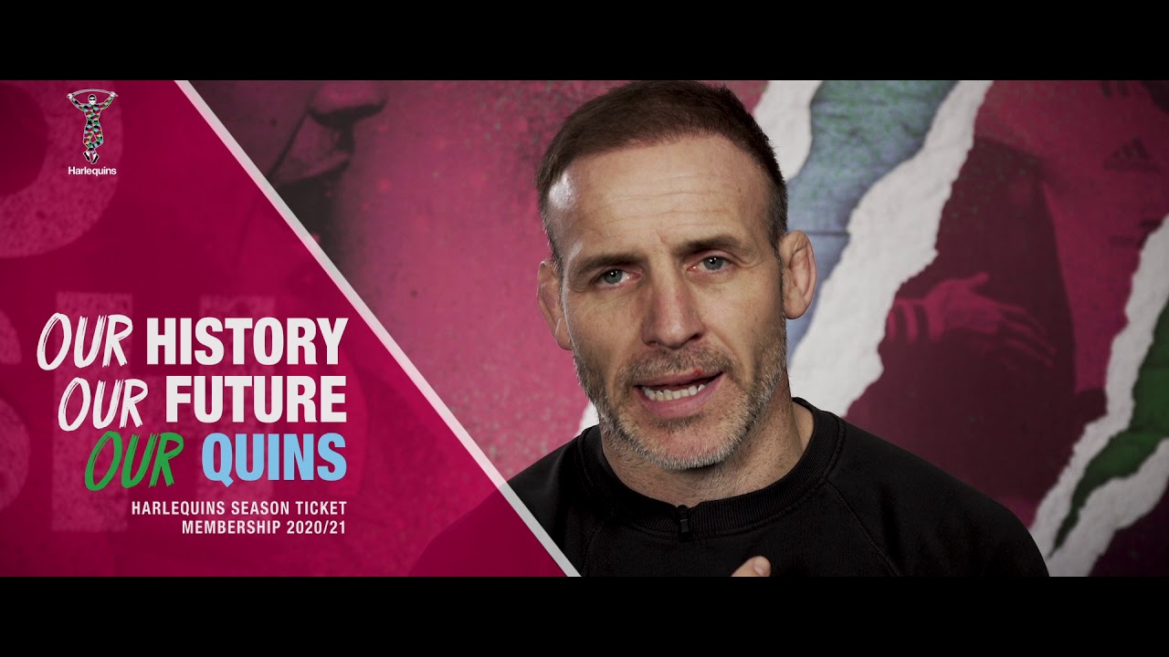 Harlequins Season Ticket Membership - Paul Gustard welcome message