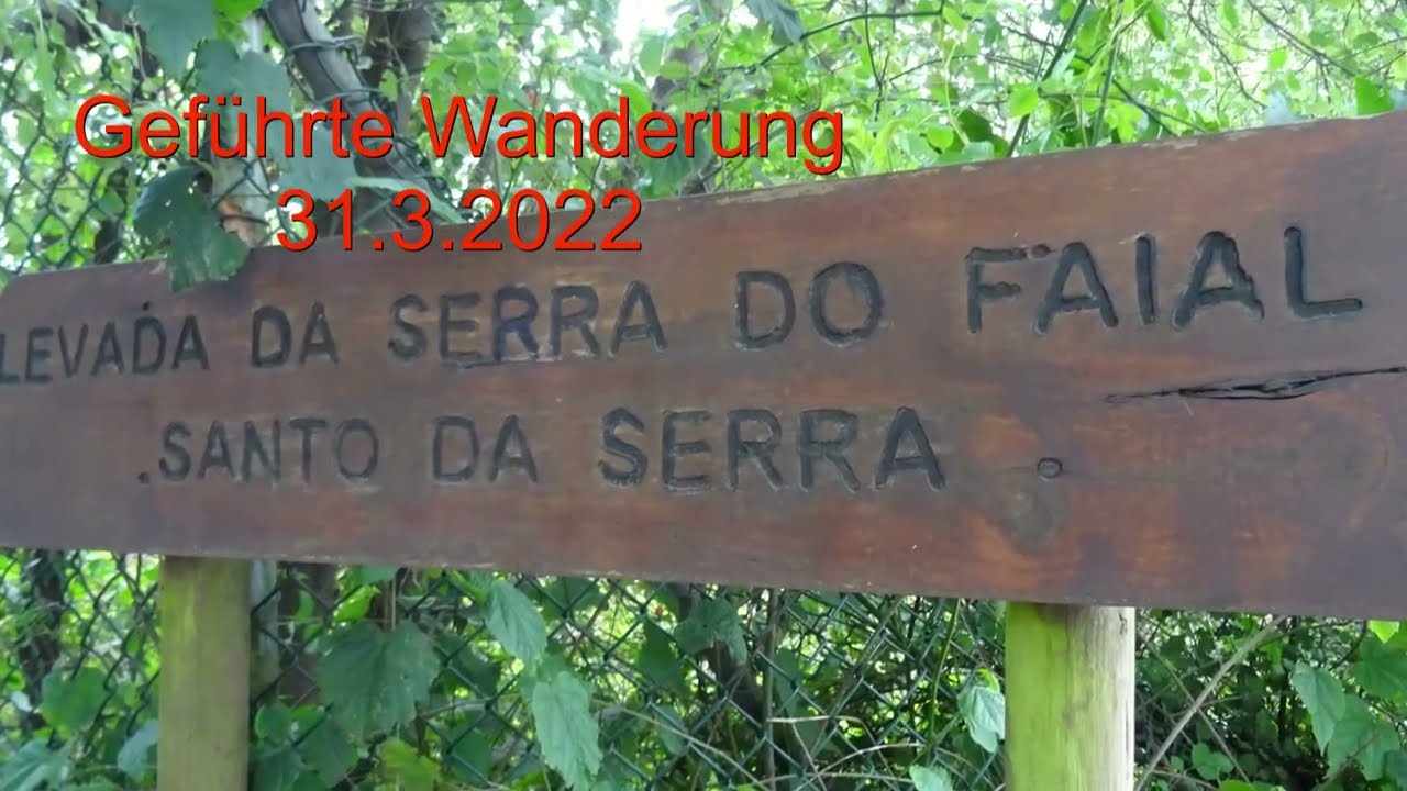 Wanderung an der Levada da Serra do Faial