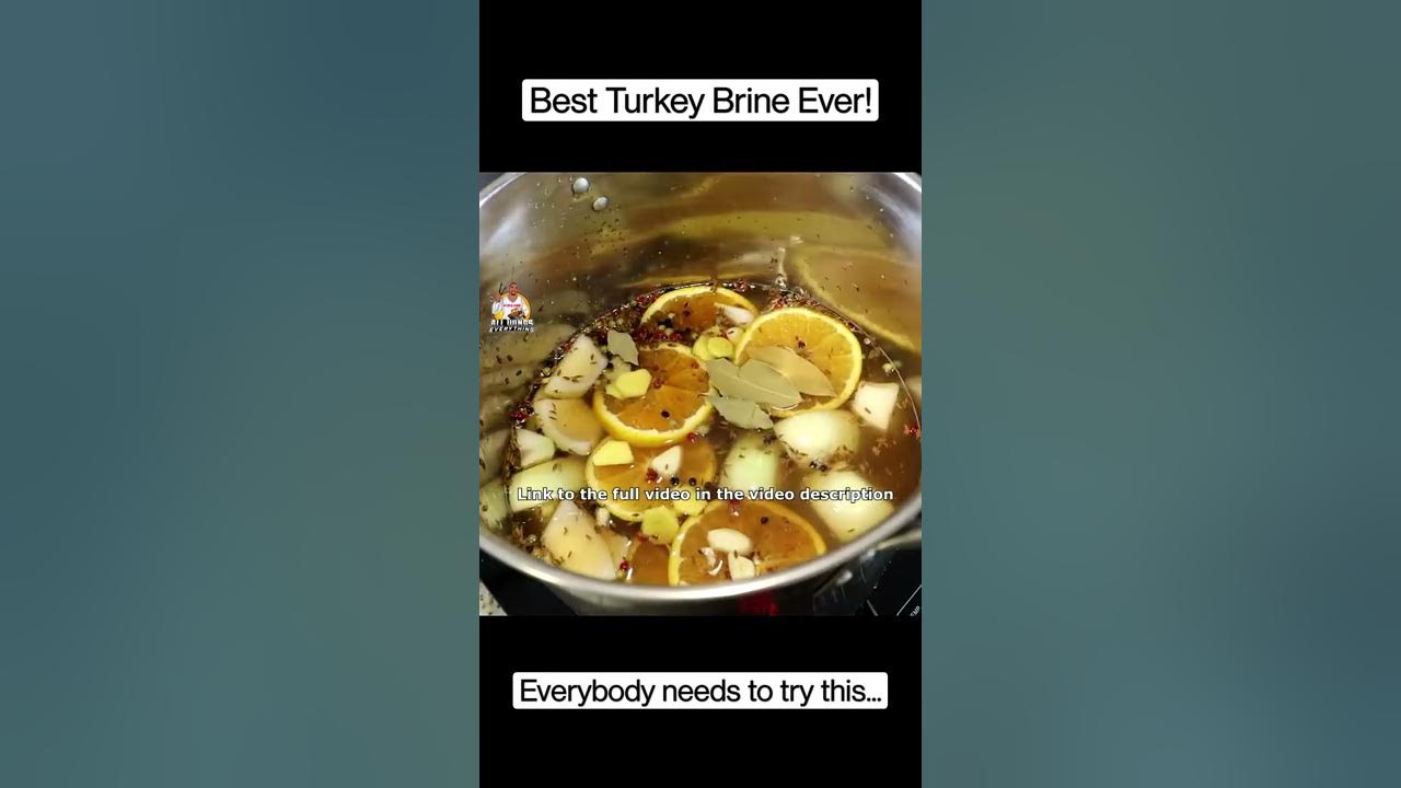 Super Easy Turkey Brine Recipe - Munchkin Time