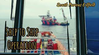 Ship to Ship (STS) Operation by DP Mode | kapal offshore saling berdampingan untuk cargo transfer