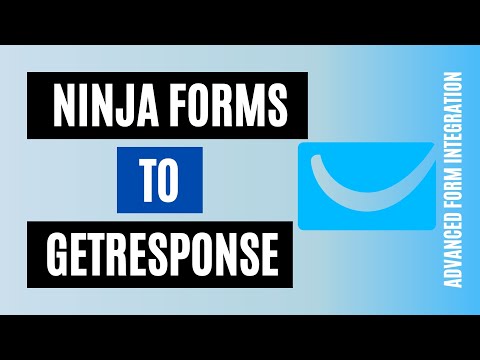How to Integrate Ninja Forms to GetResponse Easily | Best WordPress Plugin