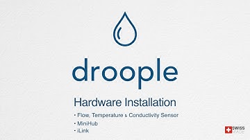 Droople | Hardware Installation - Smart Flow, Temperature & Conductivity Sensor - MiniHub – iLink