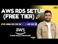 AWS RDS PostgreSQL Tutorial | Setup Free Tier RDS &amp; Access via Jump Server | Hindi #19