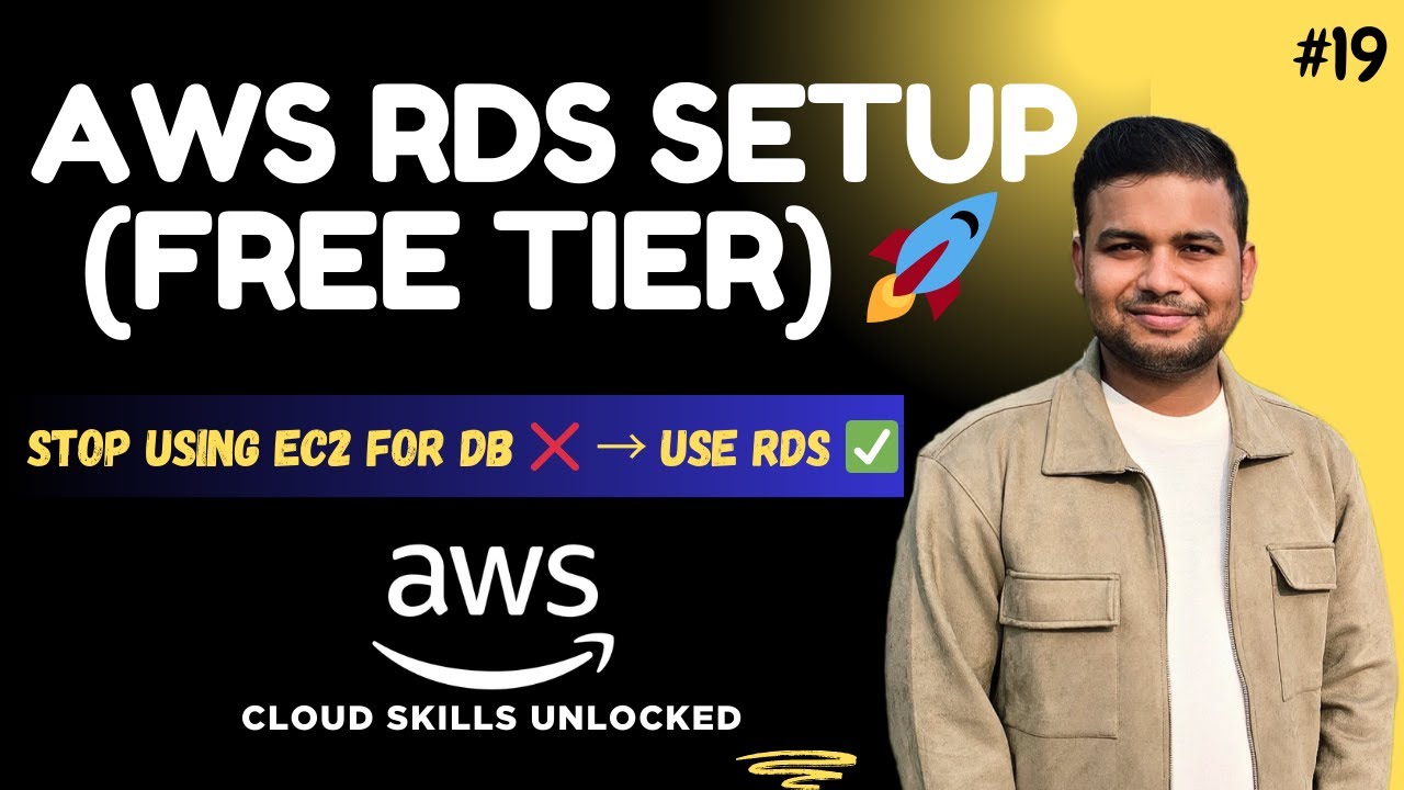 AWS RDS PostgreSQL Tutorial | Setup Free Tier RDS & Access via Jump Server | Hindi #19