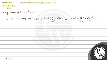 Express the following complex numbers in the standard form \( a+i b \) : \[ \frac{(1+i)(1+\sqrt{...