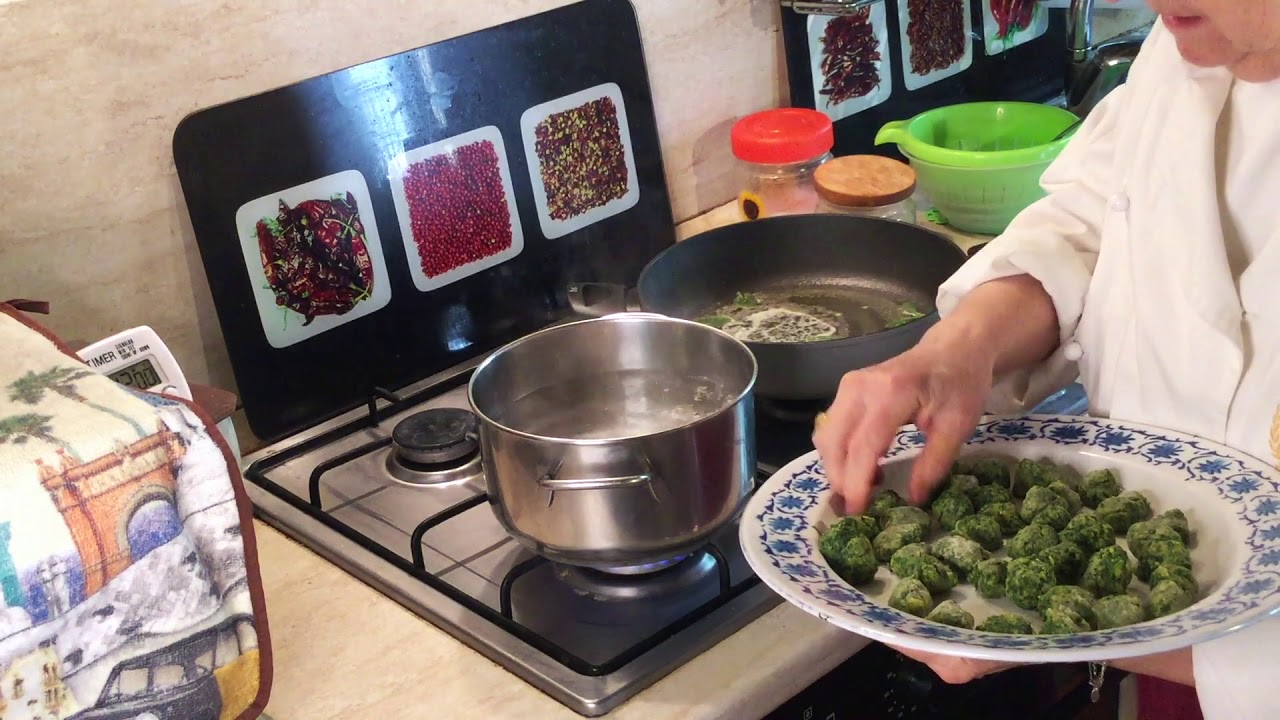 Malfatti (gnocchetti) spinaci e formaggio