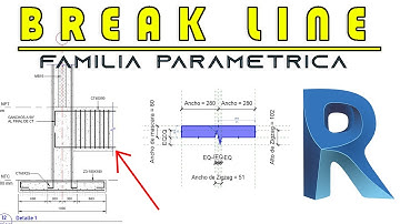 BREAK LINE símbolo PARAMETRICO en Revit
