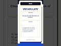Vocabulary Builder | Choose the best definition of 'perform'. A) respect… | English Words Practice