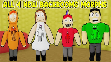 UPDATE - How To Find ALL 4 NEW MORPHS in Find The Backrooms Morphs